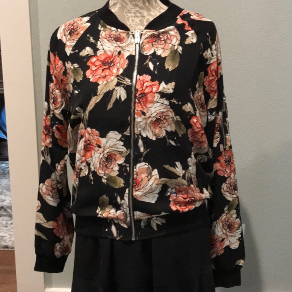Sanctuary Floral Bomber